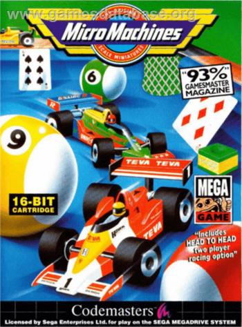 Cover Micro Machines - Turbo Tournament '96 for Genesis - Mega Drive